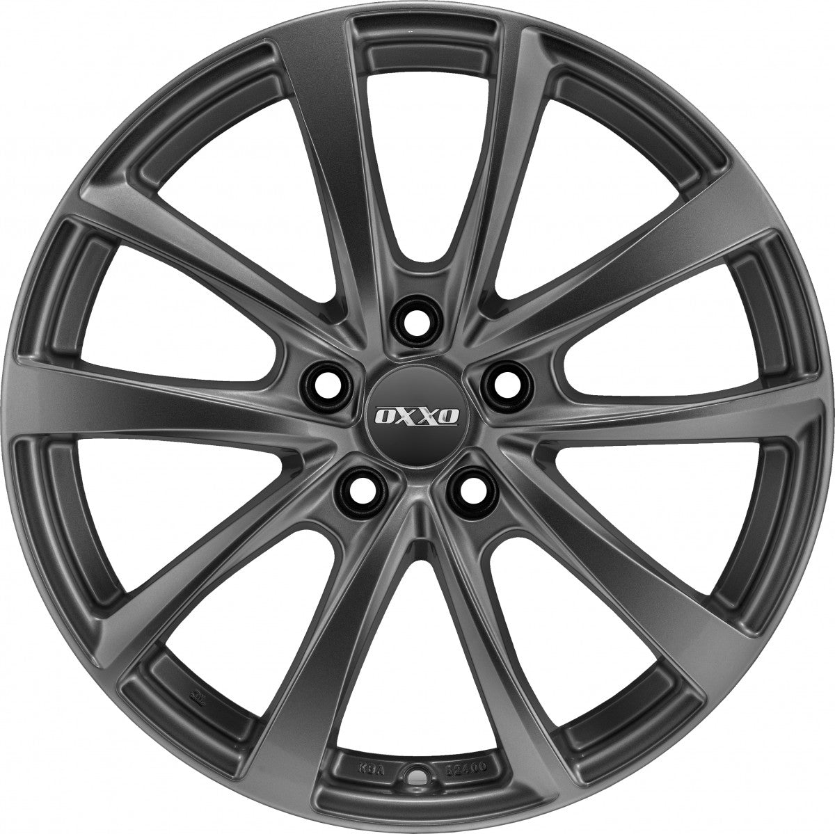Oxxo Vidorra gunmetal Alufelge 6.5x16 Zoll ET40 LK 5x114.3 ML72.6 – Bild 2