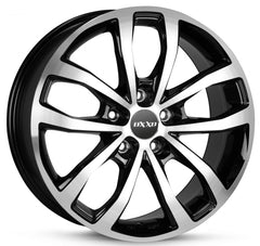 Oxxo Hyperion black / polished Alufelge 7x17 Zoll ET46 LK 5x108 ML65.1