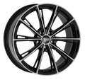 Oxxo Predator black polished Alufelge 8.5x20 Zoll ET40 LK 5x108 ML67.1