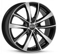 Oxxo Vidorra black / polished Alufelge 6.5x16 Zoll ET38 LK 4x108 ML67.1