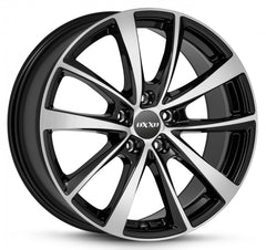 Oxxo Vidorra black / polished Alufelge 6.5x16 Zoll ET38 LK 4x108 ML67.1