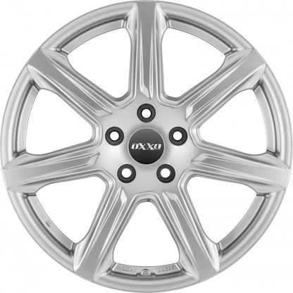 Oxxo Ferox silver Alufelge 6.5x16 Zoll ET35 LK 5x114.3 ML72.6 – Bild 2