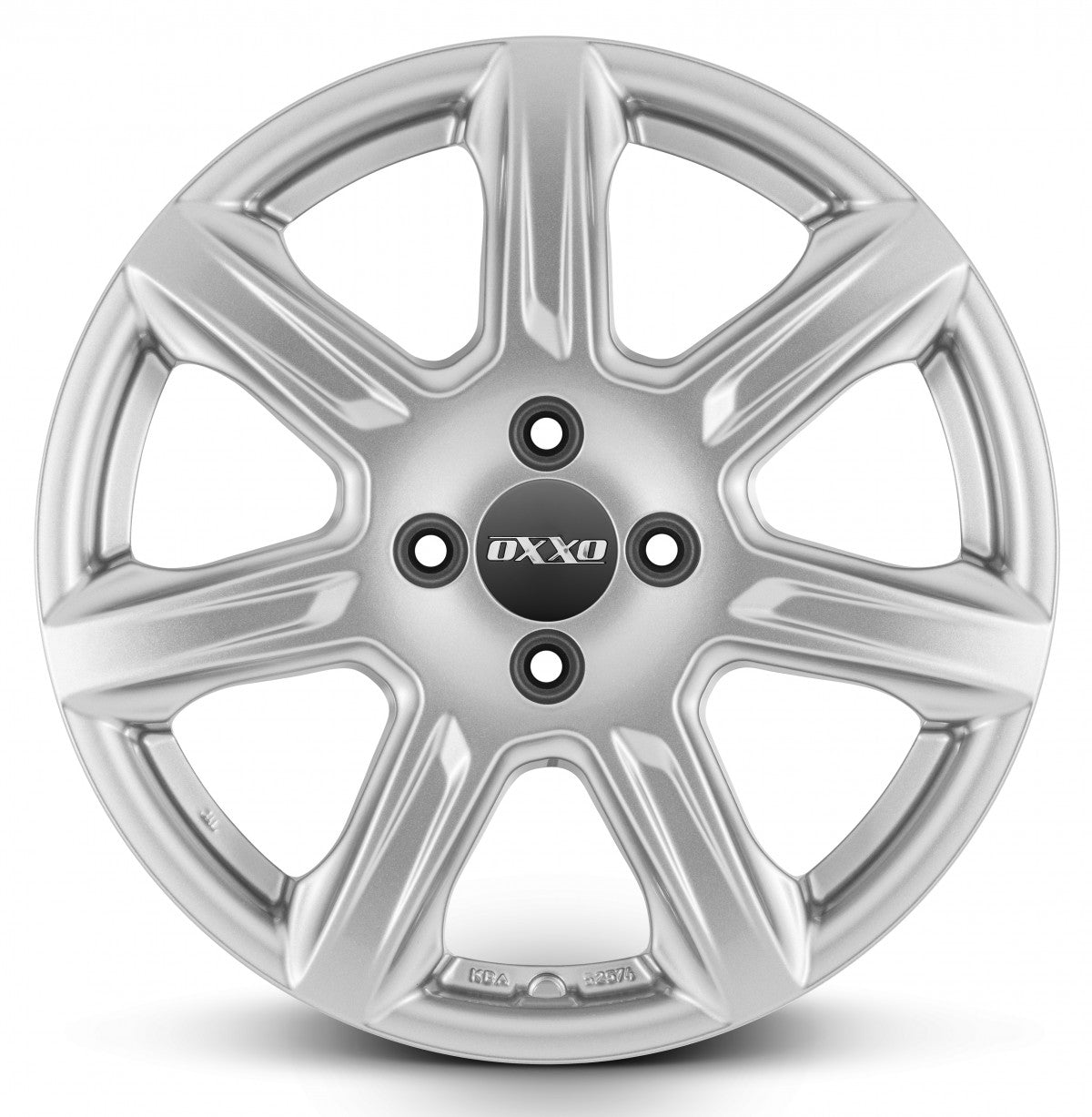 Oxxo Ferox silver Alufelge 7x17 Zoll ET35 LK 5x114.3 ML72.6 – Bild 5