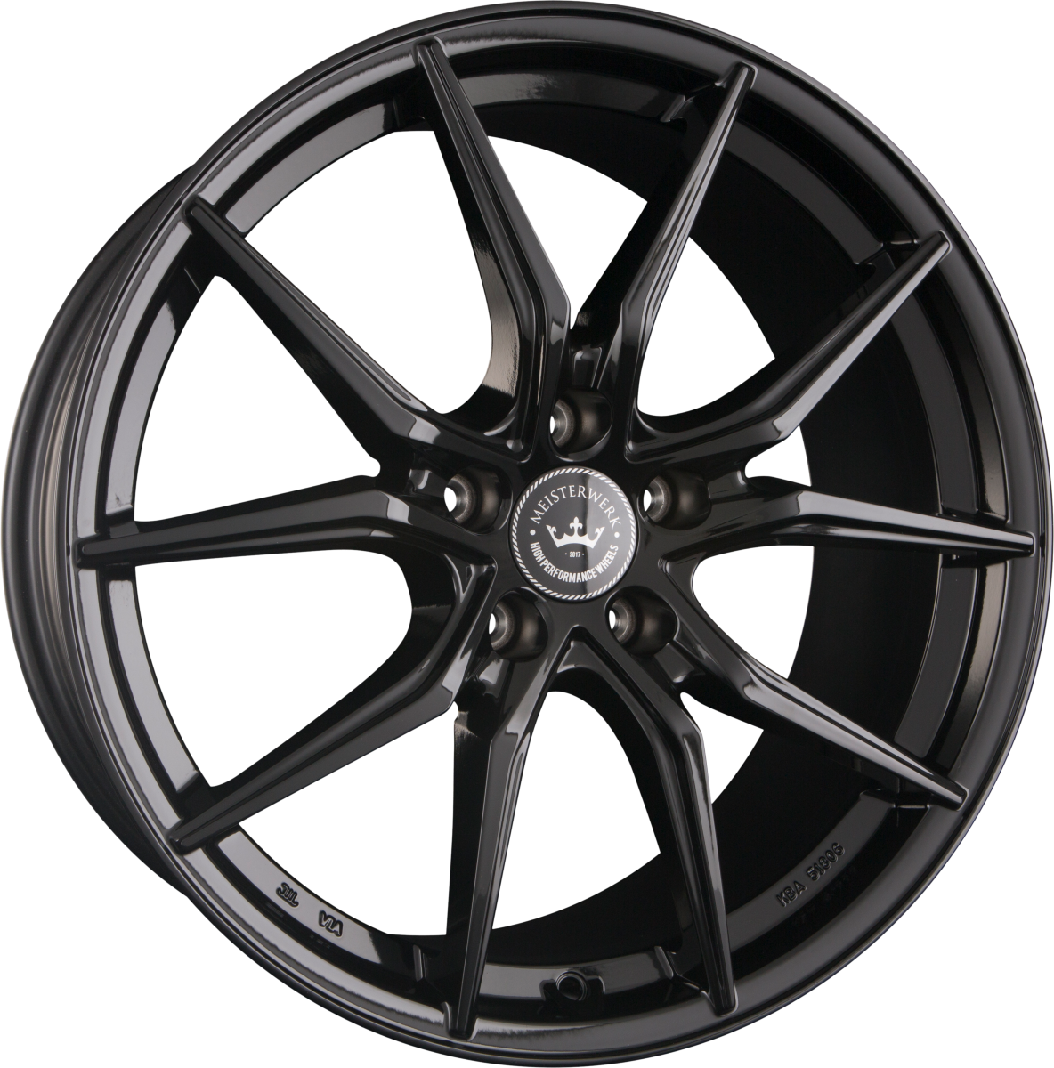 Meisterwerk MW04 Black Alufelge 8.5x19 Zoll ET40 LK 5x108 ML67.1 – Bild 2