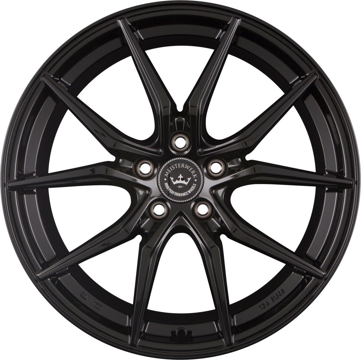 Meisterwerk MW04 Black Alufelge 8.5x20 Zoll ET40 LK 5x108 ML67.1