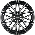 Berlin BW01 Kreuzberg Black Front Polished Alufelge 8.5x19 Zoll ET45 LK 5x112 ML66.6