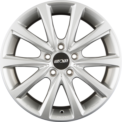 Oxxo Liberty (OX17) Silber Alufelge 7x17 Zoll ET40 LK 5x112 ML57.1