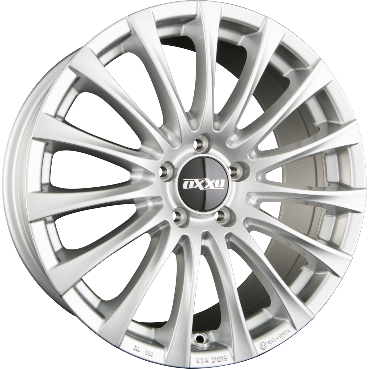 Oxxo Elan silver Alufelge 8.5x19 Zoll ET30 LK 5x112 ML66.6 – Bild 7
