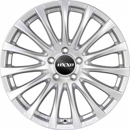 Oxxo Elan silver Alufelge 9.5x19 Zoll ET51 LK 5x112 ML66.6 – Bild 2