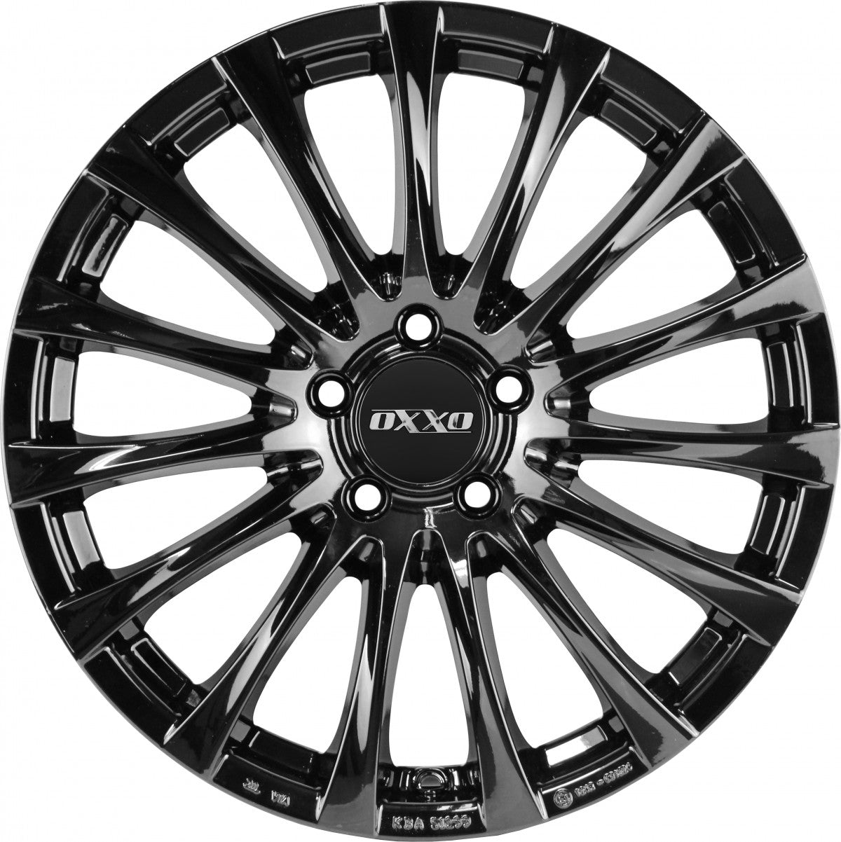 Oxxo Elan black Alufelge 8.5x19 Zoll ET30 LK 5x112 ML66.6 – Bild 2
