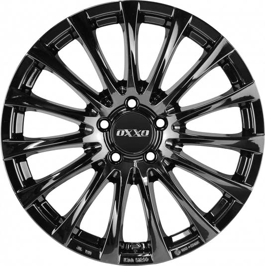 Oxxo Elan black Alufelge 9.5x19 Zoll ET51 LK 5x112 ML66.6 – Bild 2