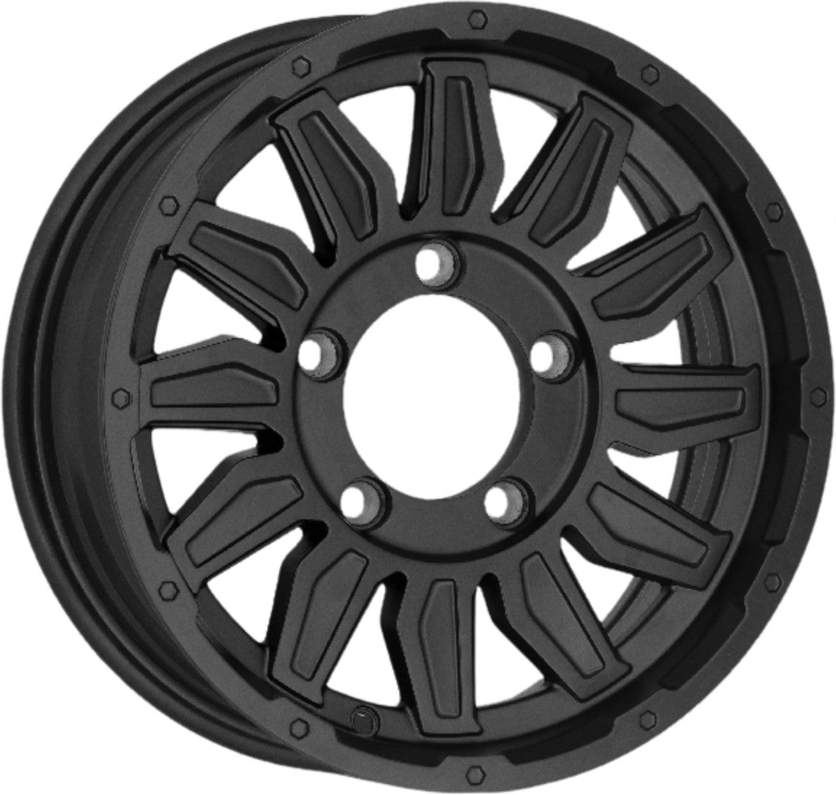 Oxxo Forrest matt black Alufelge 5.5x15 Zoll ET5 LK 5x139.7 ML108.1