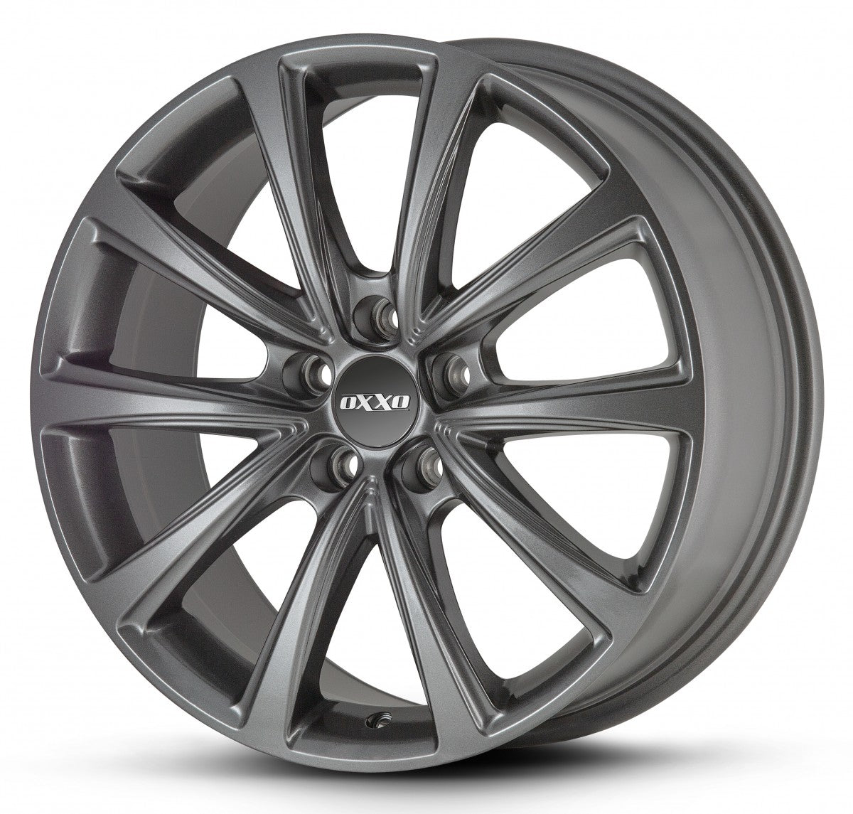 Oxxo Liberty gunmetal Alufelge 8x18 Zoll ET38 LK 5x112 ML57.1 – Bild 3