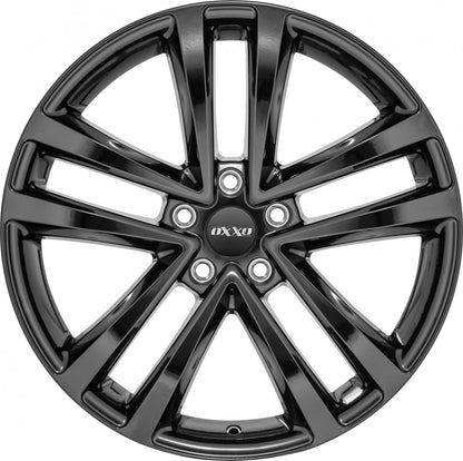 Oxxo Brave black Alufelge 8x18 Zoll ET15 LK 5x112 ML66.6 – Bild 2