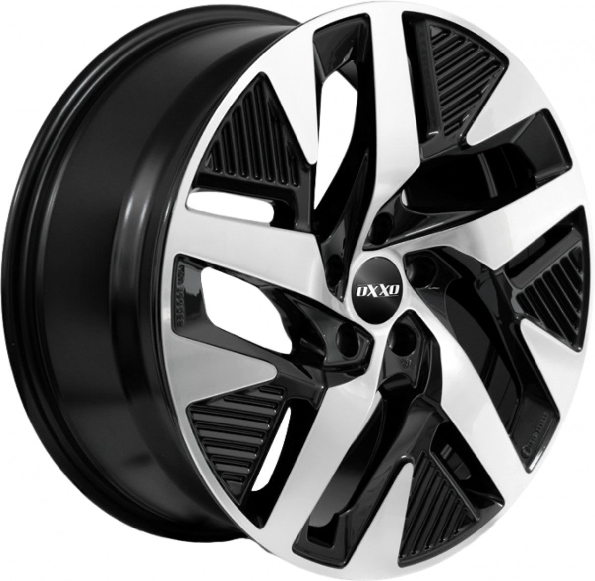 Oxxo Pulse EV black / polished Alufelge 9x19 Zoll ET41 LK 5x112 ML66.6