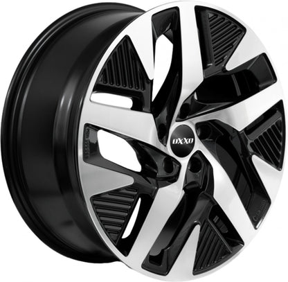 Oxxo Pulse EV black / polished Alufelge 9x19 Zoll ET41 LK 5x112 ML66.6