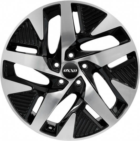 Oxxo Pulse EV black / polished Alufelge 9x19 Zoll ET41 LK 5x112 ML66.6 – Bild 2