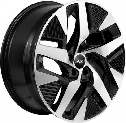 Oxxo Pulse EV black / polished Alufelge 9x19 Zoll ET42 LK 5x112 ML66.6