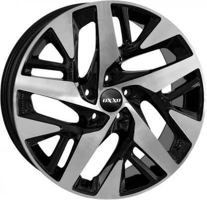Oxxo Pulse Pro black / polished Alufelge 8x19 Zoll ET39 LK 5x112 ML66.6