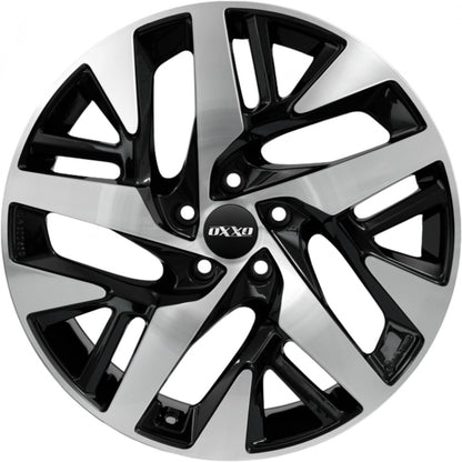Oxxo Pulse Pro black / polished Alufelge 8x19 Zoll ET46 LK 5x112 ML66.6 – Bild 2
