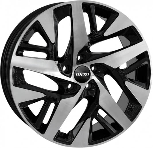 Oxxo Pulse Pro black / polished Alufelge 9x19 Zoll ET41 LK 5x112 ML66.6