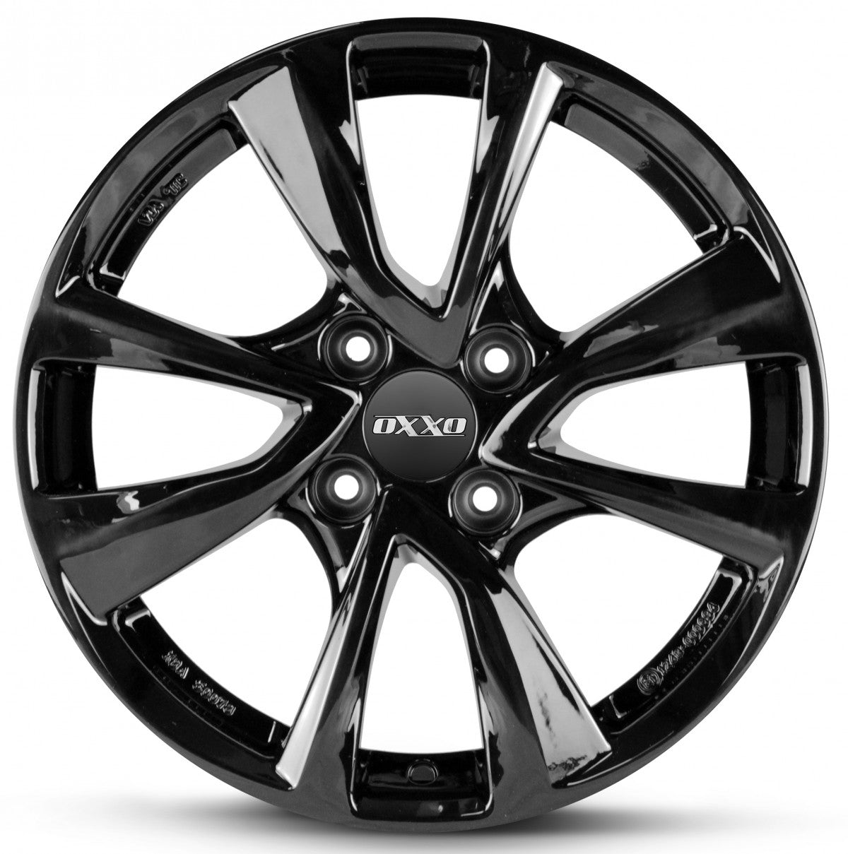 Oxxo Oberon 4 black Alufelge 6.5x17 Zoll ET28 LK 4x108 ML65.1 – Bild 2