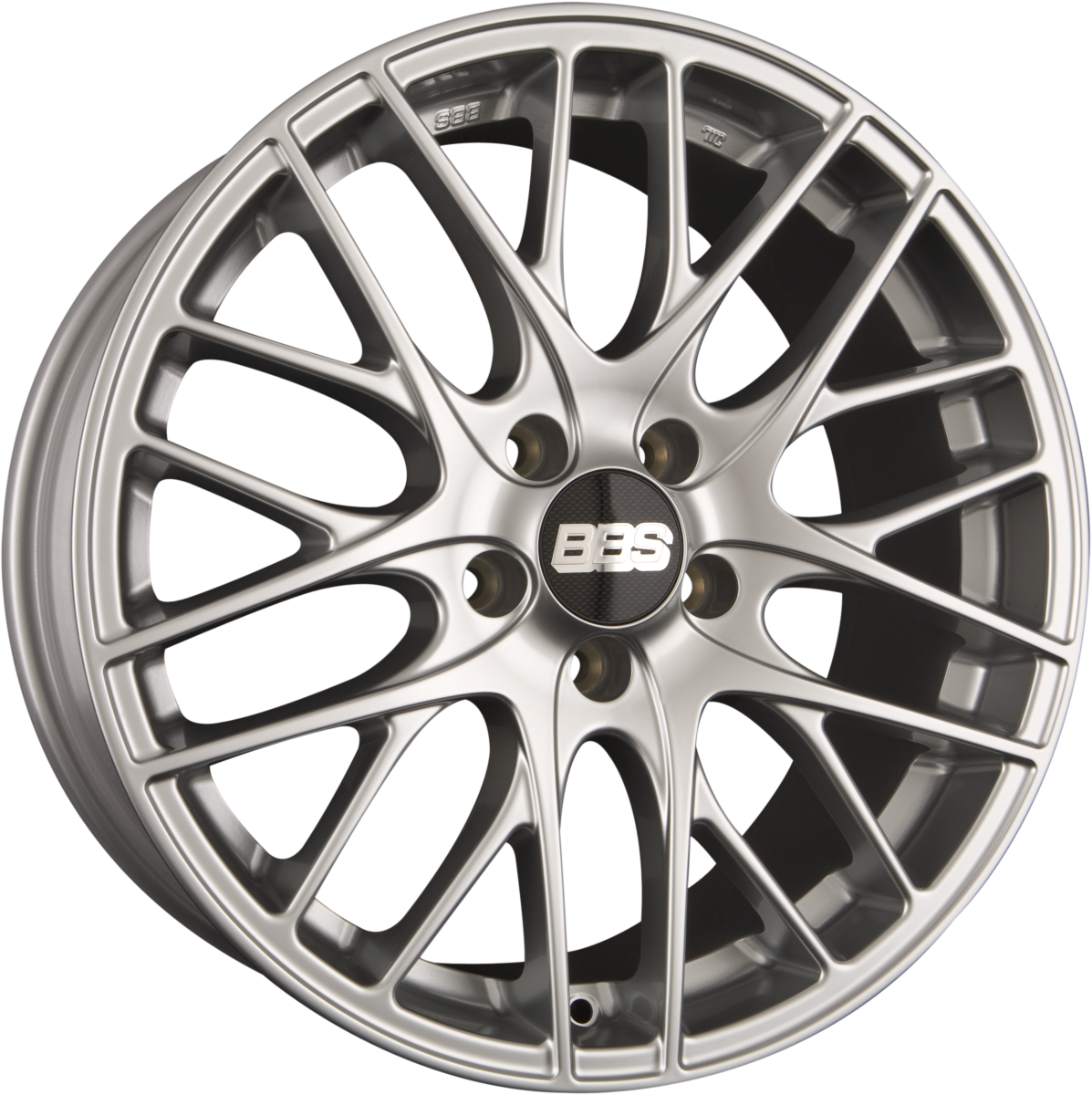 BBS CS Brillantsilber Alufelge 7.5x17 Zoll ET42 LK 5x114.3 ML82 – Bild 2
