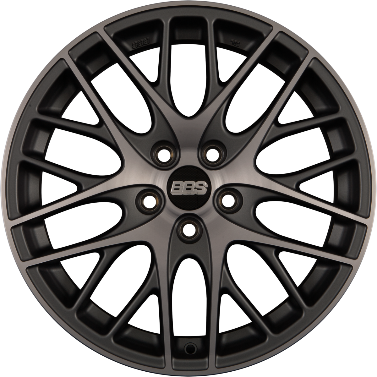BBS CS Anthrazit Diamantgedreht Alufelge 8x18 Zoll ET40 LK 5x114.3 ML82