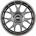 BBS CH-R Titan Matt mit Edelstahl Anfahrschutz Alufelge 8x19 Zoll ET40 LK 5x120 ML82