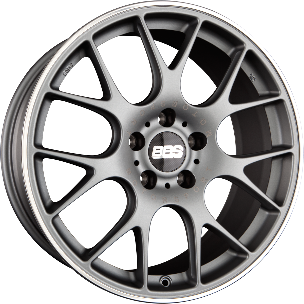 BBS CH-R Titan Matt mit Edelstahl Anfahrschutz Alufelge 8x19 Zoll ET40 LK 5x120 ML82 – Bild 2