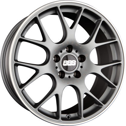 BBS CH-R Titan Matt mit Edelstahl Anfahrschutz Alufelge 8x19 Zoll ET40 LK 5x120 ML82 – Bild 2