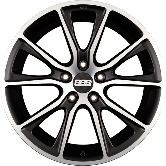 BBS SV Schwarz Diamantgedreht Matt Alufelge 10.5x22 Zoll ET50 LK 5x130 ML71.5
