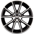 BBS SV Schwarz Diamantgedreht Matt Alufelge 10.5x22 Zoll ET50 LK 5x130 ML71.5
