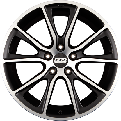 BBS SV Schwarz Diamantgedreht Matt Alufelge 10.5x22 Zoll ET50 LK 5x130 ML71.5