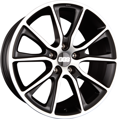 BBS SV Schwarz Diamantgedreht Matt Alufelge 10.5x22 Zoll ET50 LK 5x130 ML71.5 – Bild 2