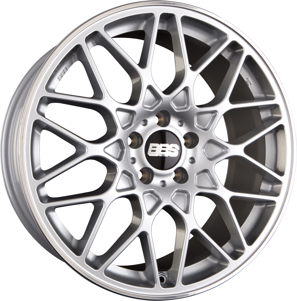 BBS RX-R Brillantsilber mit Anfahrschutz Alufelge 9.5x19 Zoll ET40 LK 5x112 ML82 – Bild 2