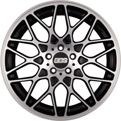 BBS RX-R Schwarz Diamantgedreht Matt mit Anfahrschutz Alufelge 10x19 Zoll ET35 LK 5x120 ML82