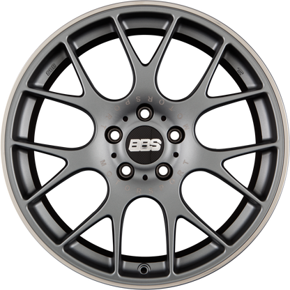 BBS CH-R Titan Matt mit Edelstahl Anfahrschutz Alufelge 8.5x20 Zoll ET38 LK 5x114.3 ML82