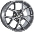 BBS SR himalaya-grau matt Alufelge 7.5x17 Zoll ET35 LK 5x120 ML82