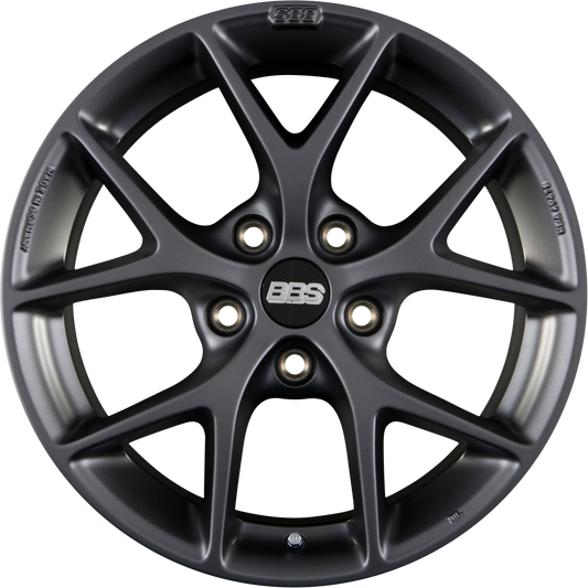 BBS SR Himalaya Grau Matt Alufelge 7.5x17 Zoll ET48 LK 5x100 ML70