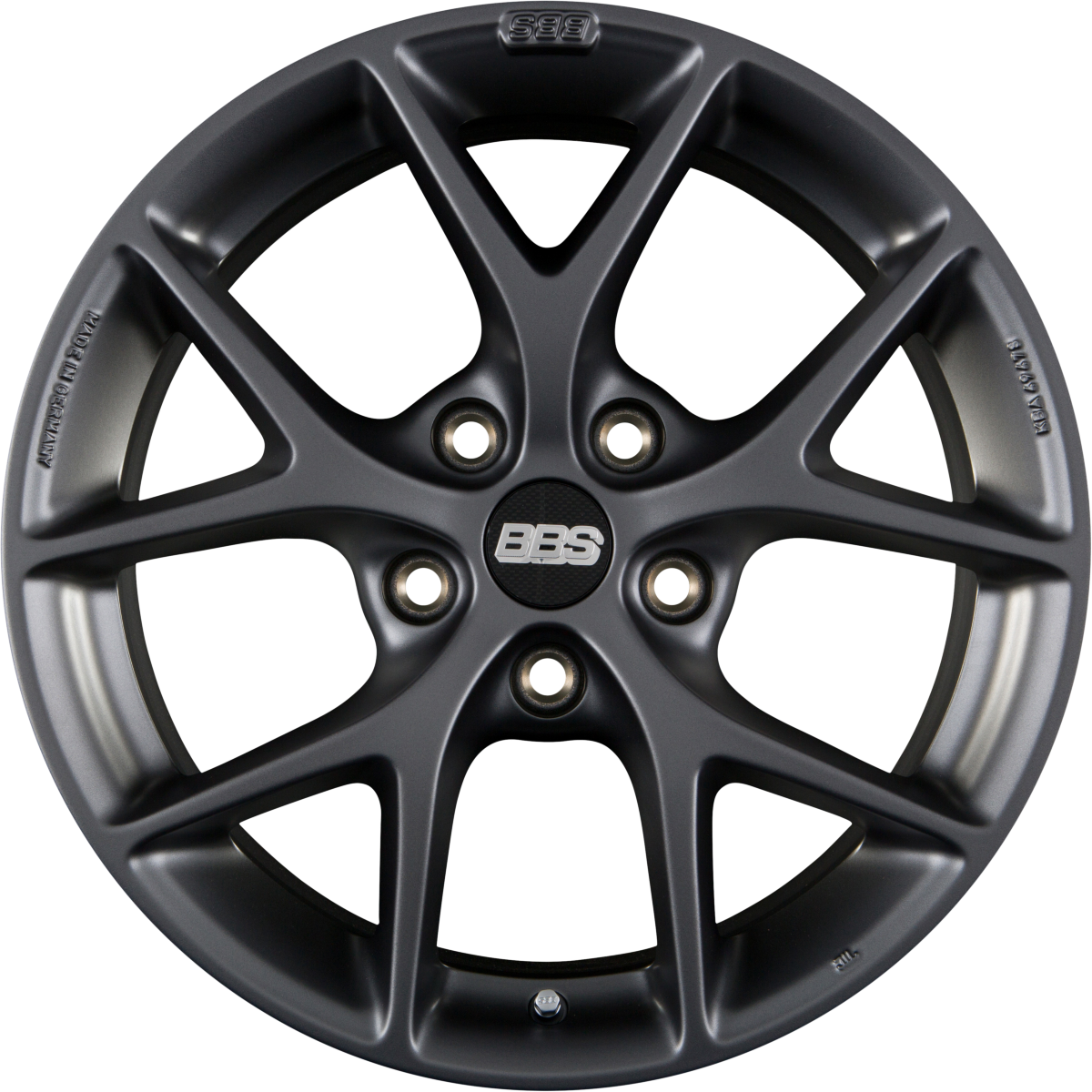 BBS SR Himalaya Grau Matt Alufelge 8.5x19 Zoll ET46 LK 5x112 ML82