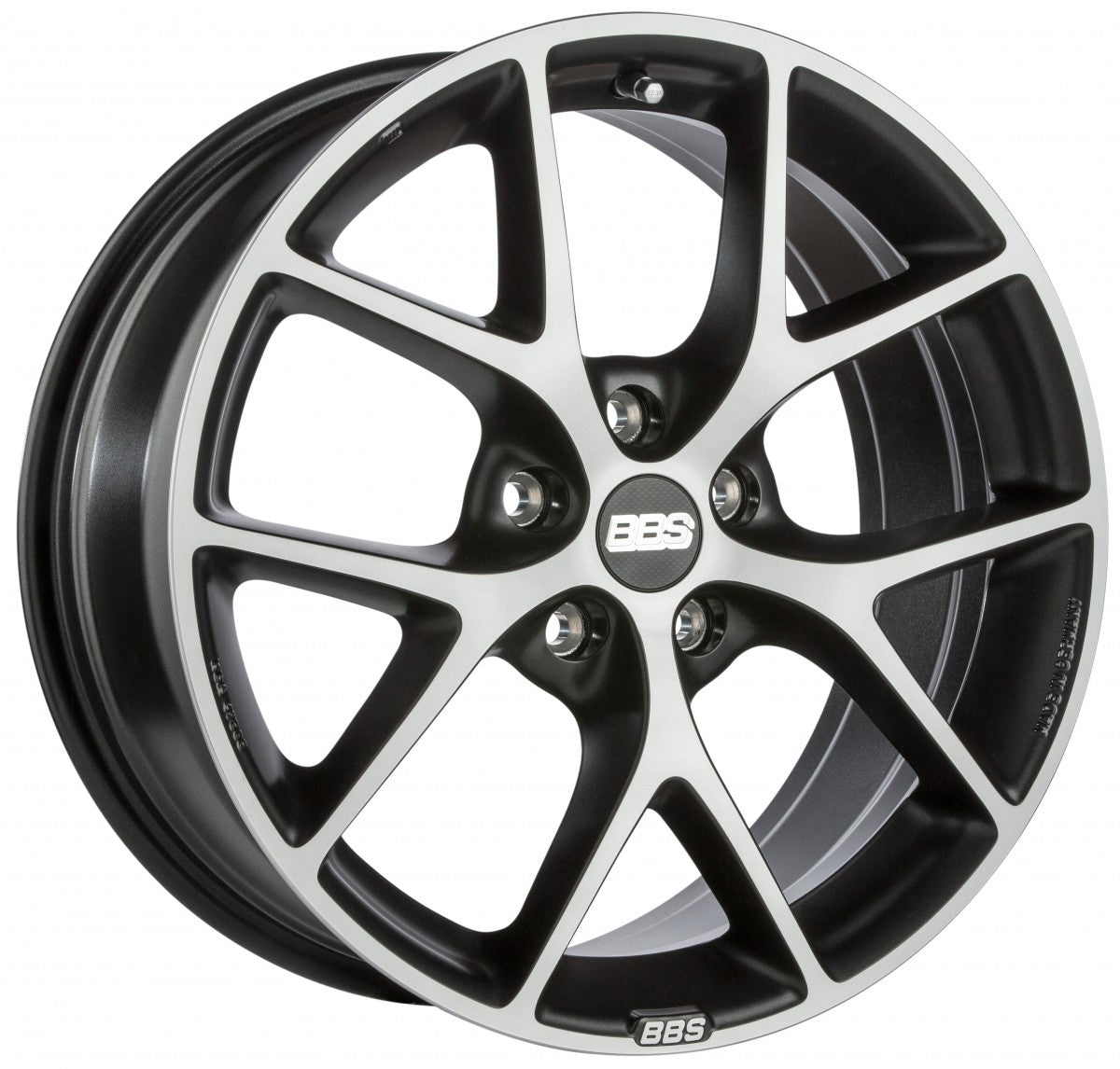 BBS SR vulcano grau diamantgedreht Alufelge 7.5x17 Zoll ET45 LK 5x108 ML70
