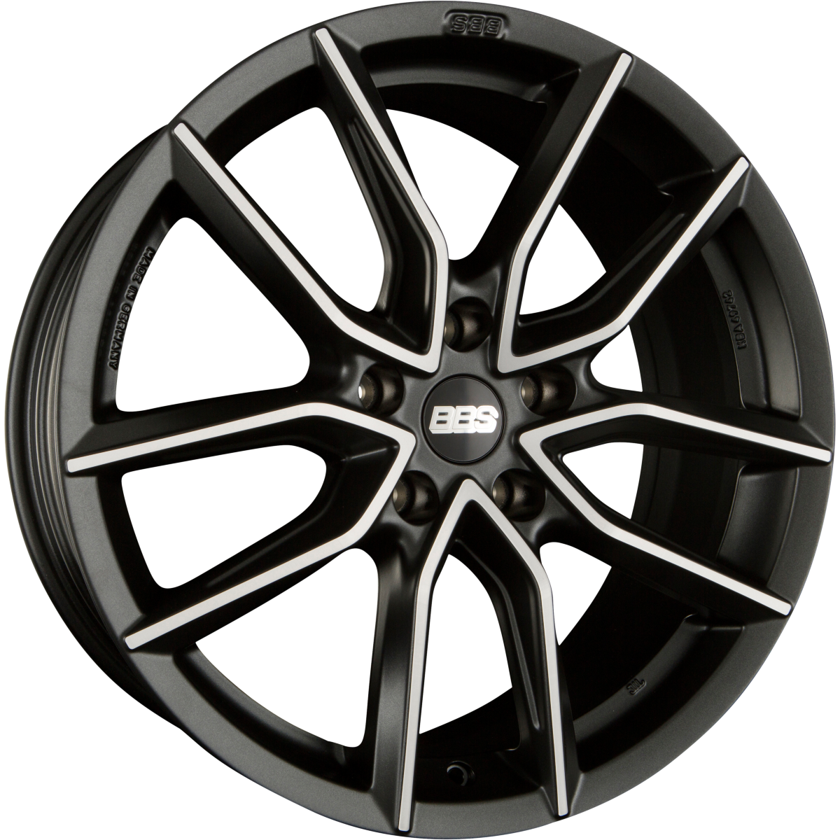 BBS XA Night Fever Black Diamantgedreht Alufelge 9.5x20 Zoll ET35 LK 5x112 ML82 – Bild 2