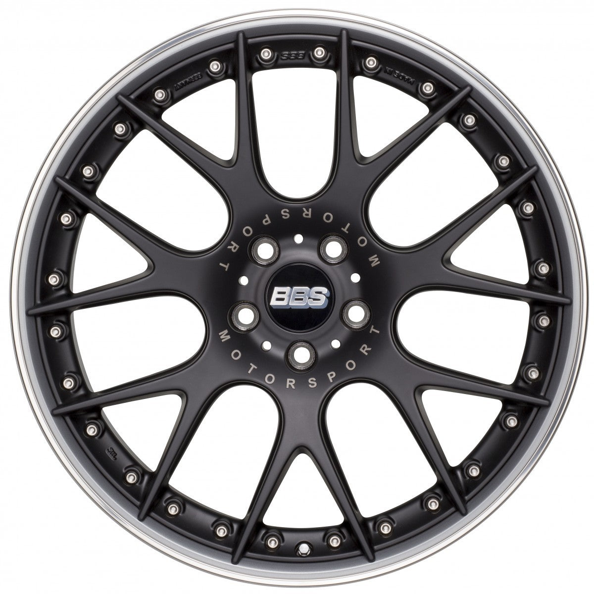 BBS CH-RII schwarz matt - DS10 Alufelge 9.5x21 Zoll ET23 LK 5x112 ML66.5 – Bild 2