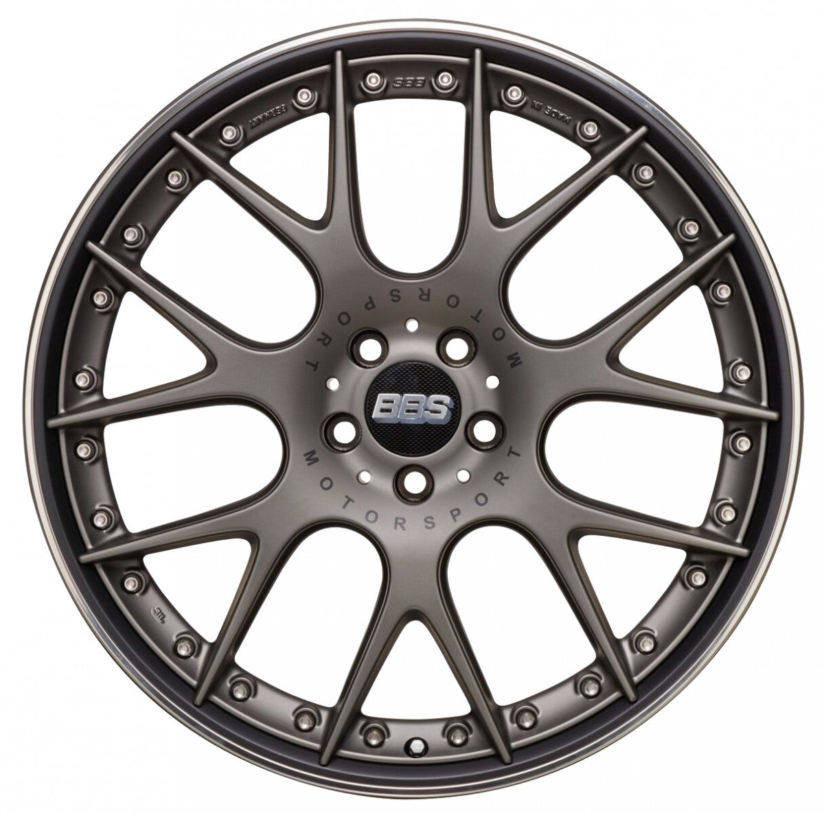 BBS CH-RII platinum matt Alufelge 10.5x21 Zoll ET35 LK 5x120 ML82 – Bild 2