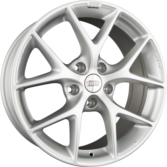 BBS SR Brillantsilber Alufelge 7.5x17 Zoll ET42 LK 5x114.3 ML82 – Bild 2