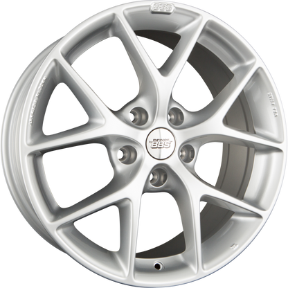 BBS SR Brillantsilber Alufelge 7.5x17 Zoll ET42 LK 5x114.3 ML82 – Bild 2