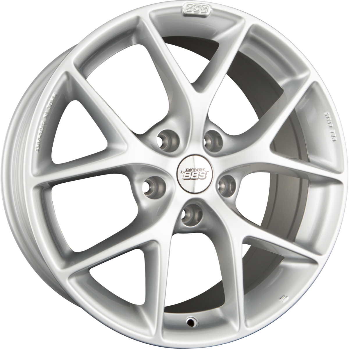 BBS SR Brillantsilber Alufelge 7x16 Zoll ET48 LK 5x112 ML82 – Bild 2