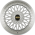 BBS Super RS Radstern Brillantsilber-Felgenbett Diamantgedreht 8.5x20 Zoll ET45 LK 5x112 ML82