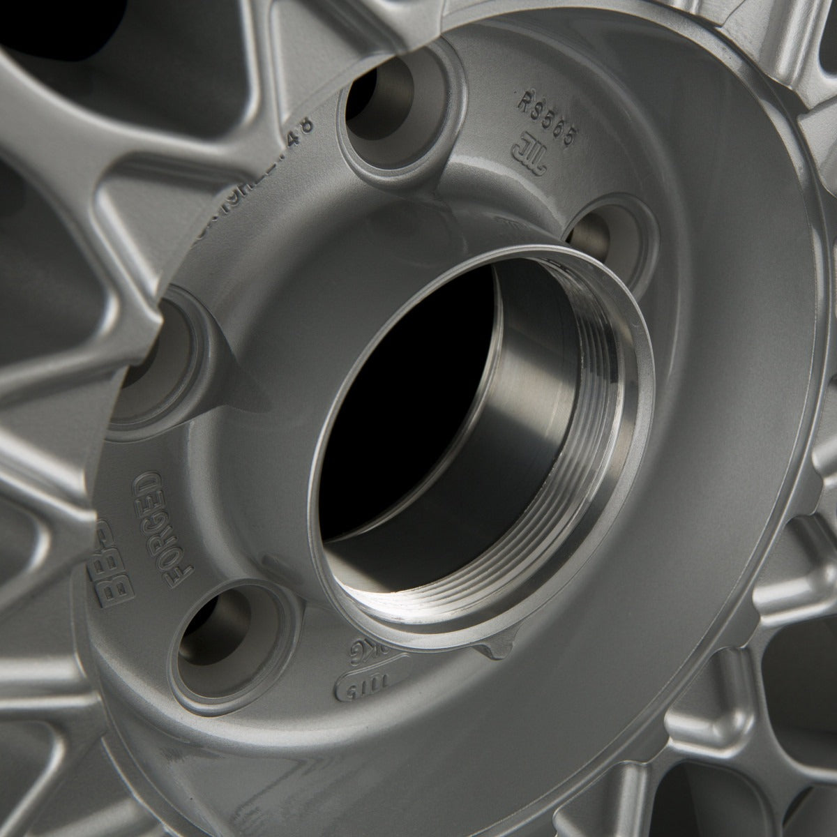 BBS Super RS Radstern Brillantsilber-Felgenbett Diamantgedreht 8.5x20 Zoll ET45 LK 5x112 ML82 – Bild 4